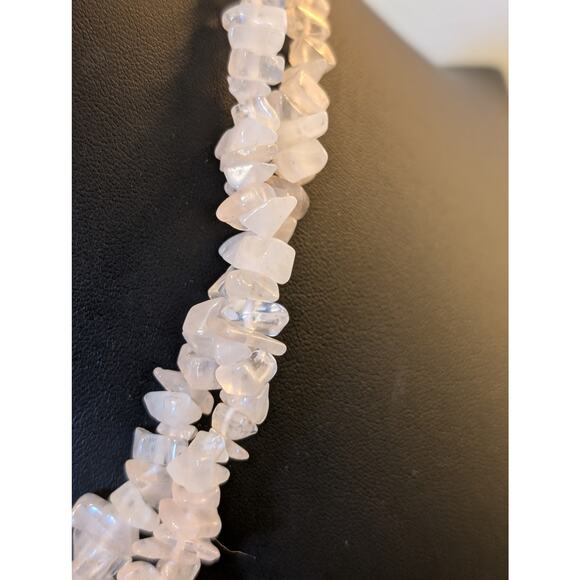 Vintage Gemstone Chip 38" Necklace Strand - Picture 3 of 4